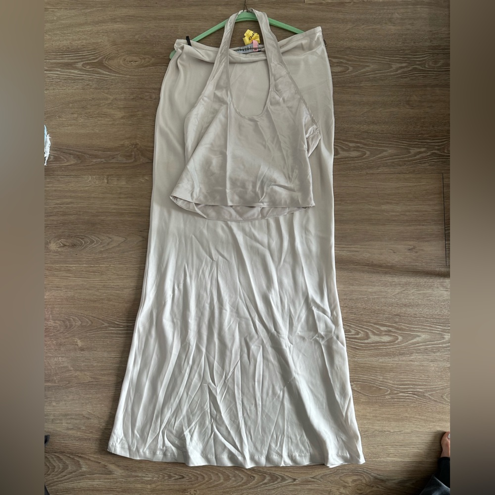 Lioness Cream Satin Set